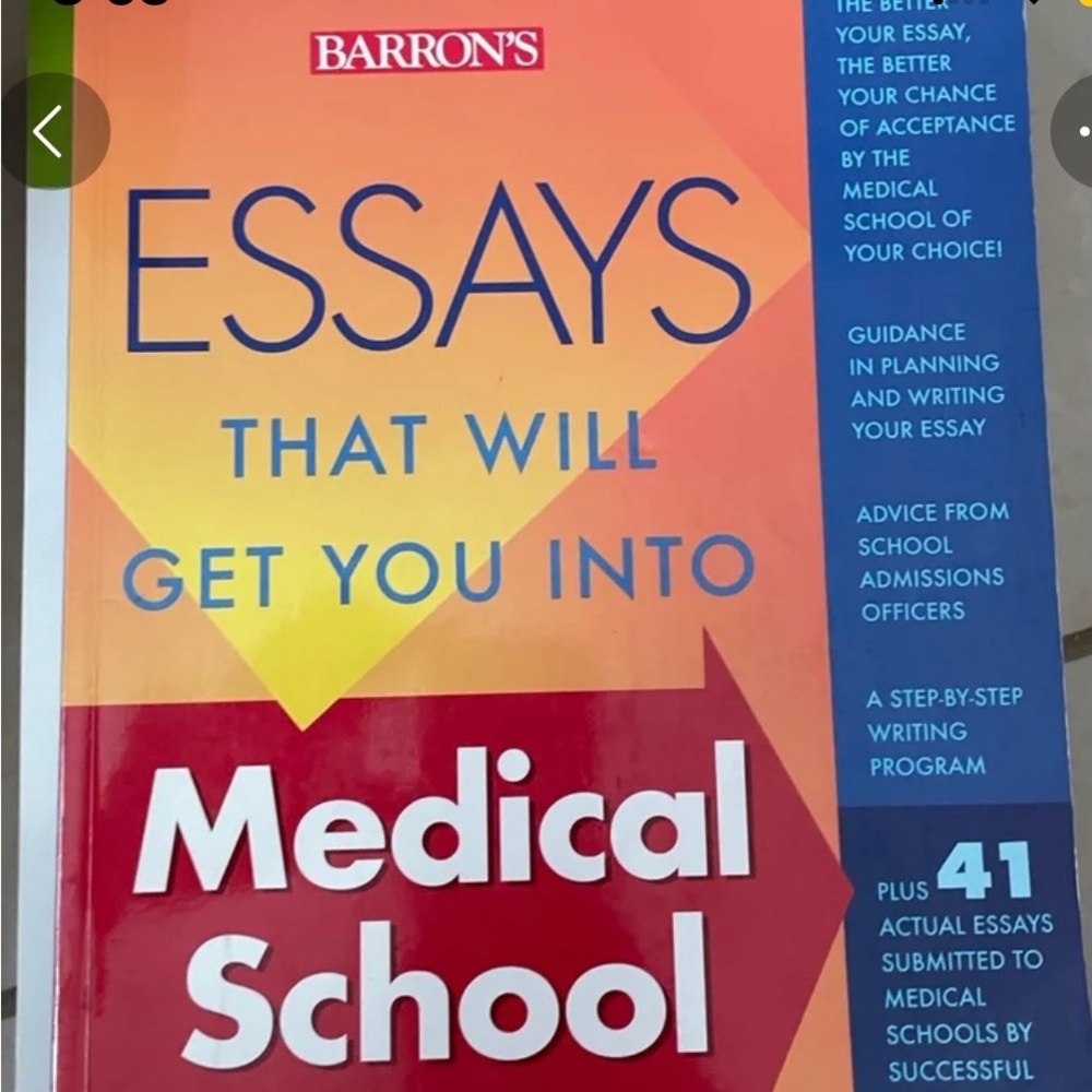 Medical school essays